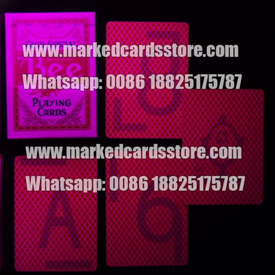 invisible ink marked cards